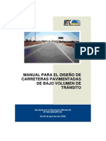 Normas Para Carreteras Del Peru Mtc