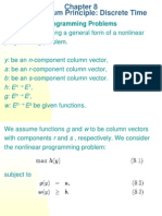 The Maximum Principle: Discrete Time: 8.1 Nonlinear Programming Problems