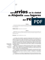 Cecilia Barrantes "Barrios en La Ciudad de Alajuela Como Lugares Del Relato"