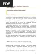 Sugerencias de Evaluacion Instituciona