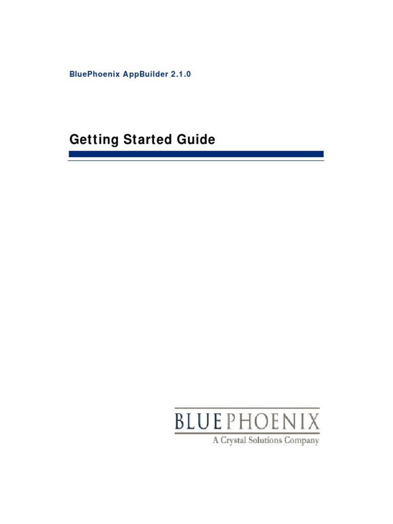App Buils Der Getting Started | PDF | Button (Computing) | Window ...
