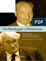 De Heidegger A Habermas