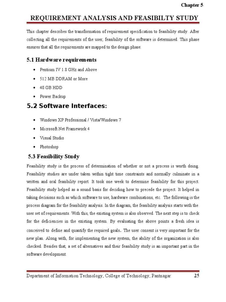 INTRODUCTION Chapter 5 | Download Free PDF | Feasibility Study ...