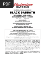 Download BLACK SABBATH Announce Tour Stop at Budweiser Gardens April 9 2014  by Budweiser Gardens SN184230815 doc pdf