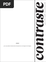 Revista Contraste 'A(s) Crise(s)' :