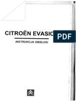 Citroen Evasion - Instrukcja Obsługi PL
