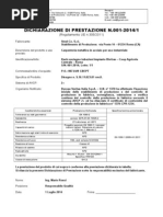 Download DICHIARAZIONE DI PRESTAZIONE CE EN 1090-1 by davidemol SN184271622 doc pdf