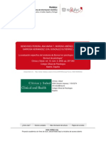 Evaluacion Especifica Del Sindrome de Burnout en Psicologos