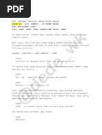 Contoh Screenplay FTV