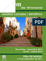 Agenda Cultural I Esportiva 2013-2014