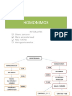 HOMONIMOS