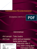 Administrasi Kesekretariatan