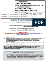 Proceso Firma Pagarés F. Solidario Créd. Dir. 2do Sem. 2013