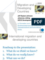 Migration and Developing Countries: Jeff Dayton-Johnson Johannes Jütting OECD Development Centre