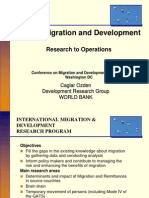 Skilled Migration and Development: Research To Operations