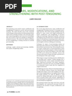 Repairs, Modifications, and Strengthening With Post-Tensioning, PTI Journal, July 2006