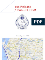 Press Release Traffic Plan - CHOGM