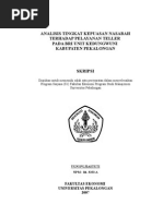 Download Analisis Tingkat Kepuasan Nasabah Terhadap Pelayanan Teller Pada BRI Unit Kedungwuni Kabupaten Pekalongan by yoedhoe SN18432440 doc pdf