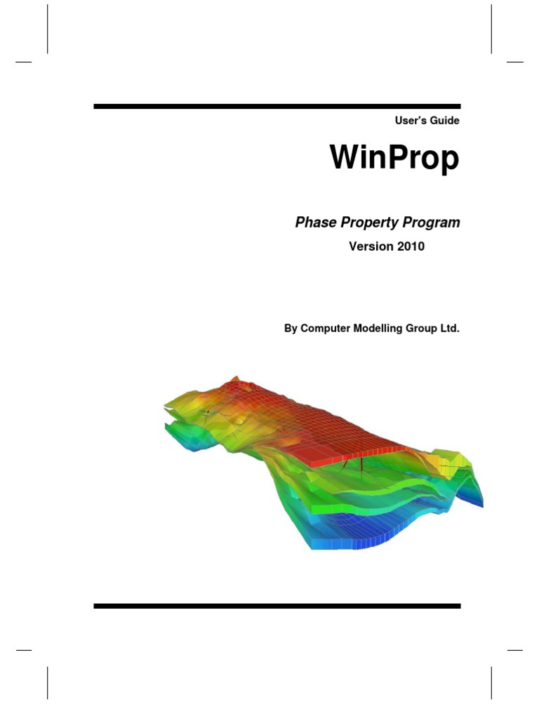 Manual Winprop | PDF | Phase (Matter) | Gases