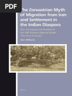 Williams 2009 The Zoroastrian Myth of Migration From Iran and Settlement in The Indian Diaspora