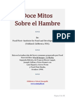 Doce Mitos Sobre El Hambre