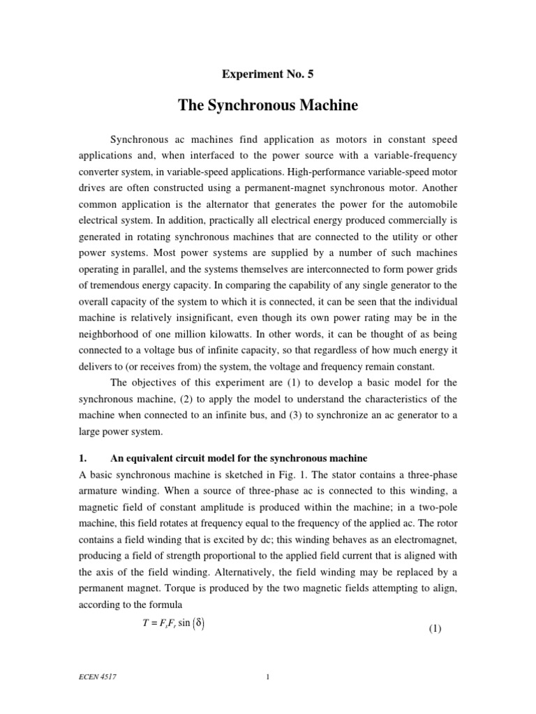Synchronous Mach | PDF | Science & Mathematics