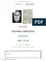 PLATON - La République - Livre VI (Texte Grec)