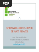 03-04 Sistemas de Gerenciamento de Banco de Dados