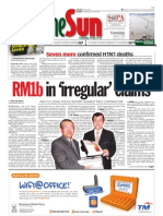 Thesun 2009-08-11 Page01 rm1b in Irregular Claims
