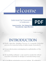 Solid mold part parametric design in solidowks.pptx