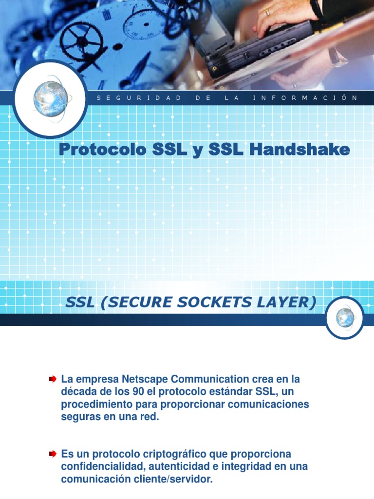 Protocolo SSL y Handshake Explicado | PDF | Transport Layer Security ...