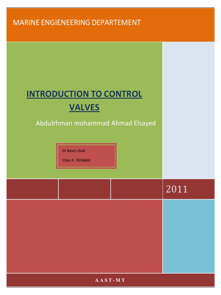 Introduction To Control Valves | PDF