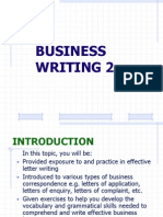 20130719190711topic 6 - Business Writing 2 - 2012