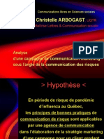 Présentation: Principes de La Communication Des Risques.