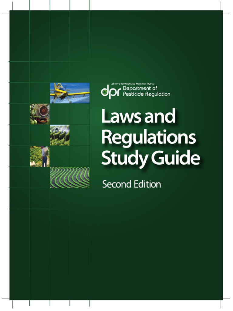 Laws Regs Study Guide | PDF | Pesticide | Nature