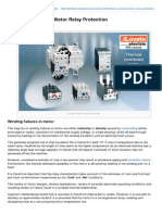 Thermal Overload Motor Relay Protection