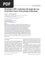 Strategic GHG Reduction Through The Use of Ground Source Heat Pump Technology