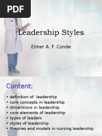 Download LeadershipStylesbyelmercondeSN18439379 doc pdf