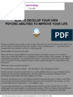 How to Develop Your Psychic Abilities