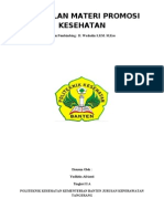 Kumpulan Materi Promosi Kesehatan: Dosen Pembimbing: H. Wasludin S, KM. M, Kes