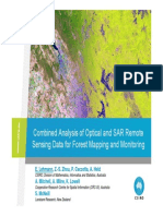 Combined Analysis of Optical and SAR Remote Sensing Data