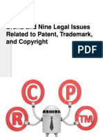 Brand and Nine Legal Issues Related To Patent-1