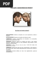 Como Gerir a Agressividade Dos Clientes ( Sonia, Rosa, Edite e Angelica)