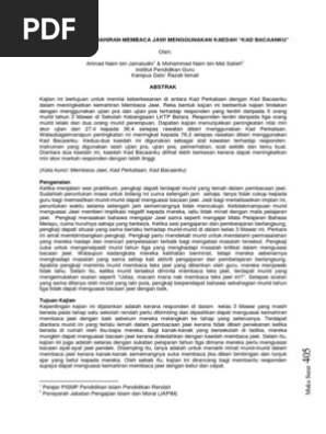 Pendidikan Islam Pendidikan Rendah Pdf