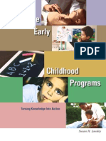 Effective Early Childhood Programs