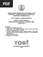 Download Soal Olimpiade Biologi 2012 by Dedek Wahidah SN184416775 doc pdf