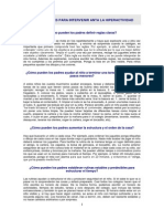 Para Intervenir Ante La Hiperactividad