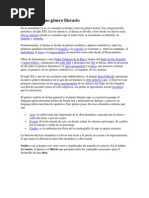 El drama como género literario