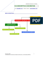 Estad - Descriptiva en Minitab