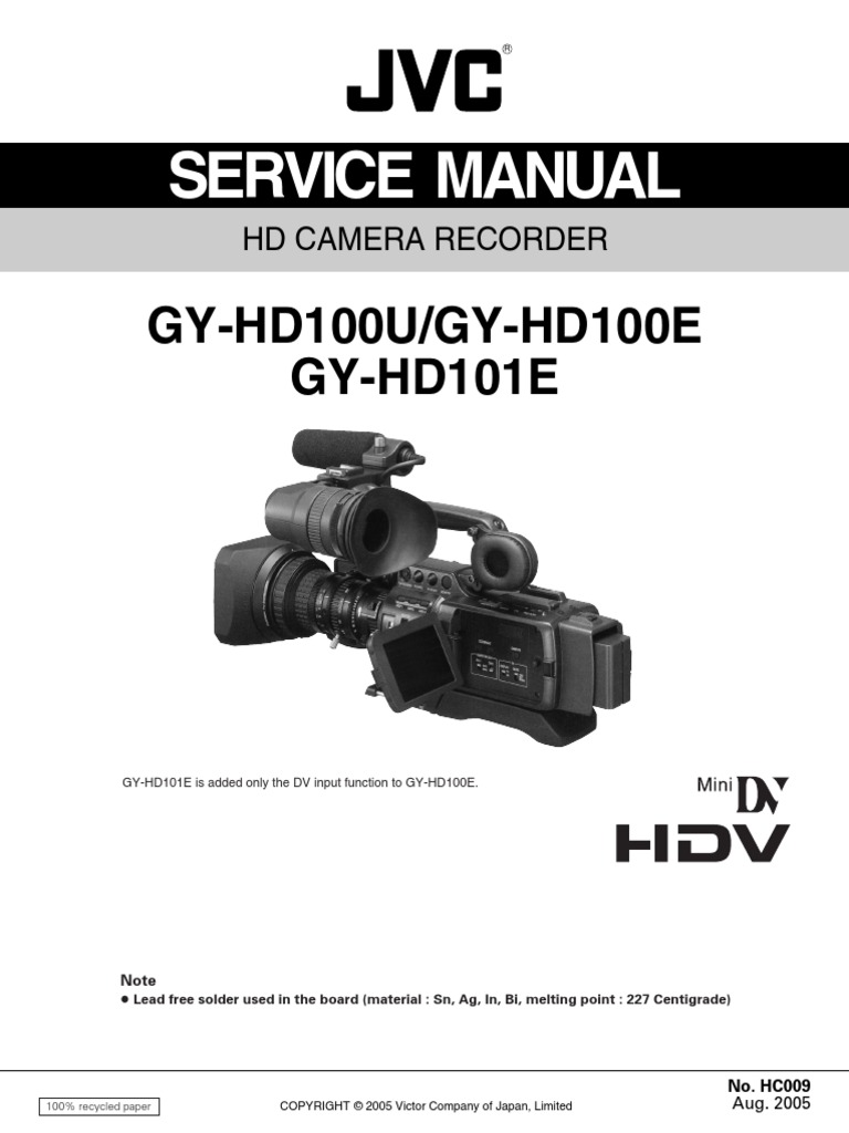 Jvc Dx E10bk Cd Portable Component System Service Manual